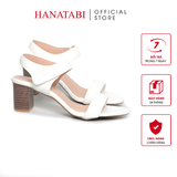 Giày Sandal Nữ Gót Cao 5cm_7cm Hanatabi Quai Ngang Hậu Xé Trước Đế TA Bigsize (35-41) Mã HNSDG5F1174