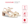 Giày Sandal Nữ Cao Gót 5cm_7cm Hanatabi Quai Chéo Mũi Vuông Hậu C Đế TA Bigsize(35-41) Mã HNSDG5F902