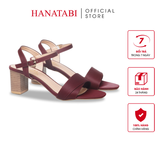 Giày Sandal Nữ Cao Gót 5cm_7cm Hanatabi Quai 1 Xếp Mũi Vuông HậuC Đế TA Bigsize (35-41) Mã HNSDG5F896