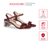 Giày Sandal Nữ Cao Gót Mika 5cm_7cm Hanatabi Quai Ngang Mũi Vuông Đế TA Bigsize (35-41) Mã HNSDG887