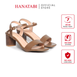 Giày Sandal Nữ Cao Gót 5cm_7cm Hanatabi Quai Ngang Mũi Vuông HậuC ĐếTA Bigsize (35-41)Mã HNSDG5F1033