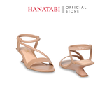 Giày Sandal Nữ Đế Xuồng Siêu Nhẹ 5cm Hanatabi Quai Ngang Hậu Thun Bigisze (35-41) Mã HNSDG5F1265