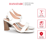 Giày Sandal Nữ Gót Cao 7cm Hanatabi Quai Ngang Hậu Xé Sau Đế TA Chống Trượt Bigsize (35-41) Mã HNSDG7F1180