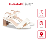 Giày Sandal Nữ Cao Gót 5cm_7cm Hanatabi Quai 2 Xếp Mũi Vuông HậuC Đế TA Bigsize(35-41) Mã HNSDG5F898