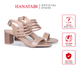 Giày Sandal Nữ Cao Gót 5cm_7cm Hanatabi Quai Ngang Hậu Khóa Sau Đế TA Bigsize (35-41) Mã HNSDG5F1235