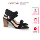 Giày Sandal Nữ Gót Cao 7cm Hanatabi Quai Ngang Hậu Xé Trước Có Khóa Đế TA Chống Trượt Bigsize (35-41) Mã HNSDG7F1179