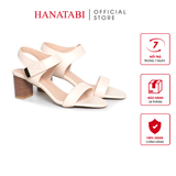 Giày Sandal Nữ Gót Cao 5cm Hanatabi Quai Ngang Hậu Xé Trước Có Khóa Đế TA Chống Trượt Bigsize (35-41) Mã HNSDG5F1176