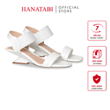 Giày Sandal Nữ Đế Xuồng Siêu Nhẹ 5cm Hanatabi Quai Ngang Hậu Thun Bigisze (35-41) Mã HNSDG5F1260