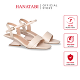 Giày Sandal Nữ Đế Xuồng Cao 5cm Hanatabi Quai Ngang 1 Xếp Hậu C Bigisze (35-41) Mã HNSDG5F1263