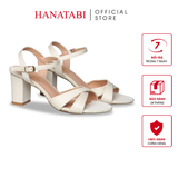 Giày Sandal Nữ Cao Gót 3cm_5cm_7cm Hanatabi Quai Chéo Hậu C Đế TA Bigsize (35-41) Mã HNSDG7F1010