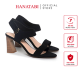 Giày Sandal Nữ Gót Cao 7cm Hanatabi Quai Ngang Hậu Xé Sau Có Khóa Đế TA Chống Trượt Bigsize (35-41) Mã HNSDG7F1178