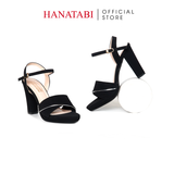 Giày Sandal Nữ Cao Gót 10cm Hanatabi Quai Ngang Hậu C Đế TA Cao Cấp Bigsize (35-39) Mã HNSDG10F1246