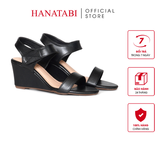 Giày Sandal Nữ Đế Xuồng TA Chống Trơn Cao 7cm Hanatabi Quai Ngang Hậu Xé Trước (35-39)Mã HNSDX7F1245