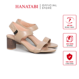 Giày Sandal Nữ Gót Cao 5cm Hanatabi Quai Ngang Hậu Xé Sau Có Khóa Đế TA Chống Trượt Bigsize (35-41) Mã HNSDG5F1177