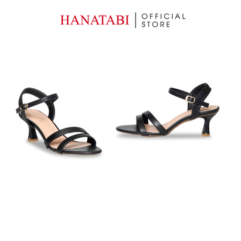 Giày Sandal Nữ Cao Gót Nhọn 5cm Hanatabi Quai Chéo Đế TA Cao Cấp Bigsize (35-41) Mã HNSDG5F1267
