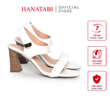 Giày Sandal Nữ Gót Cao 7cm Hanatabi Quai Ngang Hậu Xé Sau Có Khóa Đế TA Chống Trượt Bigsize (35-41) Mã HNSDG7F1178