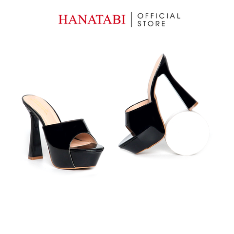 Dép Nữ Cao Gót 13cm Hanatabi Quai Bảng Đế TA Cao Cấp Chống Trơn TRượt Bigsize (34-41) Mã HNDE13F1207