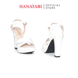 Giày Sandal Nữ Cao Gót 12cm Hanatabi Quai Ngang Hậu C Đế TA Cao Cấp Bigsize (35-39) Mã HNSDG12F1247