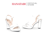 Giày Sandal Nữ Cao Gót 10cm Hanatabi Quai Ngang Hậu C Đế TA Cao Cấp Bigsize (35-39) Mã HNSDG10F1246