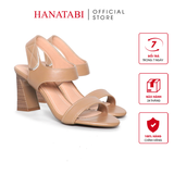 Giày Sandal Nữ Gót Cao 7cm Hanatabi Quai Ngang Hậu Xé Sau Đế TA Chống Trượt Bigsize (35-41) Mã HNSDG7F1180