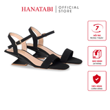 Giày Sandal Nữ Đế Xuồng Cao 5cm Hanatabi Quai Ngang Hậu C Bigisze (35-41) Mã HNSDG5F1261