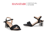 Giày Sandal Nữ Cao Gót Mika 5cm_7cm Hanatabi Quai 1 Xếp Mũi Vuông Đế TA Bigsize (35-41) Mã HNSDG885