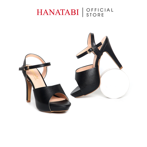 Giày Sandal Nữ Cao Gót 11cm Hanatabi Quai Bảng Hậu C Đế TA Cao Cấp Bigsize (34-41) Mã HNSDG11F1217