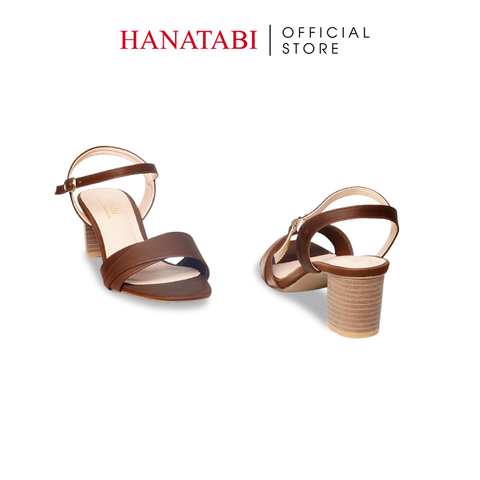 Giày Sandal Nữ Cao Gót 5cm_7cm Hanatabi Quai 2 Xếp Mũi Vuông HậuC Đế TA Bigsize(35-41) Mã HNSDG5F898