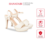 Giày Sandal Nữ Cao Gót 11cm Hanatabi Quai Bảng 2 Xếp Hậu C Đế TA Bigsize (34-41) Mã HNSDG11F935