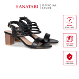 Giày Sandal Nữ Cao Gót 5cm_7cm Hanatabi Quai Ngang Hậu Khóa Sau Đế TA Bigsize (35-41) Mã HNSDG5F1235
