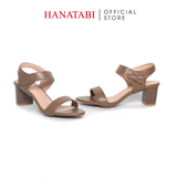 Giày Sandal Nữ Gót Cao 5cm_7cm Hanatabi Quai Ngang Hậu Xé Trước Đế TA Bigsize (35-41) Mã HNSDG5F1174