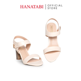 Giày Sandal Nữ Gót Cao 7cm Hanatabi Quai Ngang Hậu Xé Trước Có Khóa Đế TA Chống Trượt Bigsize (35-41) Mã HNSDG7F1179