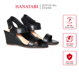 Giày Sandal Nữ Đế Xuồng TA Cao 7cm Hanatabi Quai Ngang Hậu Xé Sau Có Khóa (35-39) Mã HNSDX7F1251