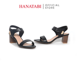 Giày Sandal Nữ Gót Cao 5cm Hanatabi Quai Ngang Hậu Xé Trước Có Khóa Đế TA Chống Trượt Bigsize (35-41) Mã HNSDG5F1176