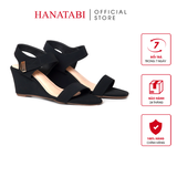 Giày Sandal Nữ Đế Xuồng TA Cao 7cm Hanatabi Quai Ngang Hậu Trước Có Khóa (35-39) Mã HNSDX7F1252