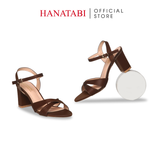 Giày Sandal Nữ Cao Gót 3cm_5cm_7cm Hanatabi Quai Chéo Hậu C Đế TA Bigsize (35-41) Mã HNSDG7F1010