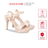 Giày Sandal Nữ Cao Gót 11cm Hanatabi Quai Bảng 2 Xếp Hậu C Đế TA Bigsize (34-41) Mã HNSDG11F935