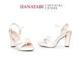 Giày Sandal Nữ Cao Gót 10cm Hanatabi Quai Ngang Hậu C Đế TA Cao Cấp Bigsize (35-39) Mã HNSDG10F1246