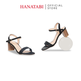 Giày Sandal Nữ Cao Gót 5cm_7cm Hanatabi Quai Ngang Mũi Vuông HậuC Đế TA Bigsize(35-41) Mã HNSDG5F897