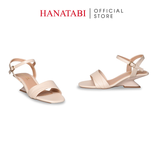 Giày Sandal Nữ Đế Xuồng Cao 5cm Hanatabi Quai Ngang 2 Xếp Hậu C Bigisze (35-41) Mã HNSDG5F1262