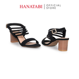 Giày Sandal Nữ Cao Gót 5cm_7cm Hanatabi Quai Ngang Hậu Khóa Sau Đế TA Bigsize (35-41) Mã HNSDG5F1235