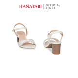 Giày Sandal Nữ Cao Gót 5cm_7cm Hanatabi Quai Ngang Hậu C Đế TA Cao Cấp Bigsize (35-41) Mã HNSDG5F878