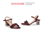 Giày Sandal Nữ Cao Gót Mika 5cm_7cm Hanatabi Quai 1 Xếp Mũi Vuông Đế TA Bigsize (35-41) Mã HNSDG885