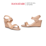 Giày Sandal Nữ Đế Xuồng TA Chống Trơn Cao 7cm Hanatabi Quai Ngang Hậu Xé Trước (35-39)Mã HNSDX7F1245