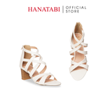 Giày Sandal Nữ Cao Gót 5cm_7cm Hanatabi QuaiĐan Khóa Kéo ĐếTA Cao Cấp Bigsize (35-41) Mã HNSDK7F1034