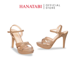 Giày Sandal Nữ Cao Gót 11cm Hanatabi Quai Bảng Chéo Hậu C Đế TA Bigsize (34-41) Mã HNSDG11F892