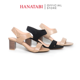 Giày Sandal Nữ Gót Cao 5cm Hanatabi Quai Ngang Hậu Xé Sau Đế TA Bigsize (35-41) Mã HNSDG5F1175