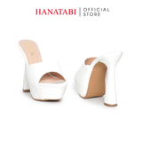Dép Nữ Cao Gót 13cm Hanatabi Quai Bảng Đế TA Cao Cấp Chống Trơn TRượt Bigsize (34-41) Mã HNDE13F1207