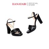 Giày Sandal Nữ Cao Gót 10cm Hanatabi Quai Ngang Hậu C Đế TA Cao Cấp Bigsize (35-39) Mã HNSDG10F1246