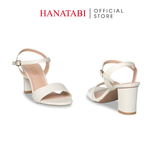 Giày Sandal Nữ Cao Gót 3cm_5cm_7cm Hanatabi Quai 2 Xếp Hậu C Đế TA Bigsize (35-41) Mã HNSDG57F1180